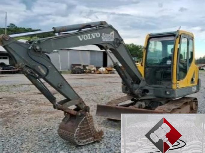 MINI ESCAVADEIRA VOLVO EC55B 2009